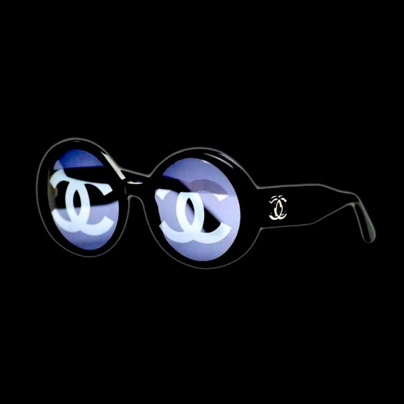 CHANEL 1993 Runway CC Logo round lens sunnies - Picture 4 of 17